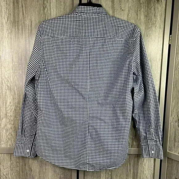 Frank Eileen Button Down Shirt Paul Checkered Long Sleeves - Picture 7 of 8